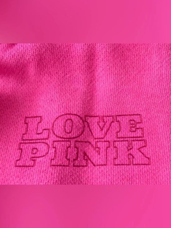 Victoria’s Secret PINK Strawberry Hoodie Berry Best Since 1986 NWT l Size L - Picture 4 of 5